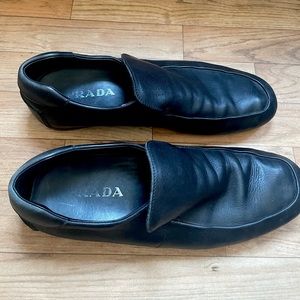 Prada slip on loafers